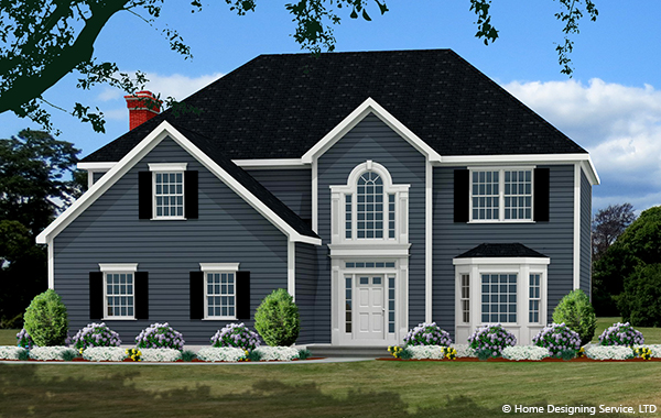 Colonial Home front elevation